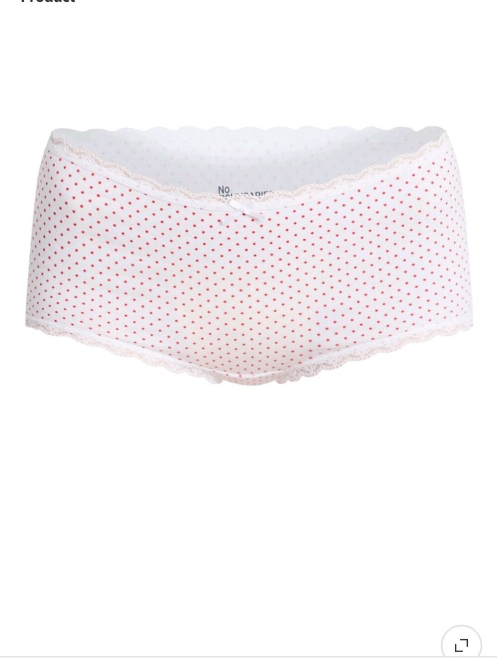 No Boundaries Red, White & Light Pink Lace Boyshort 4-Pack - Picture 8 of 8
